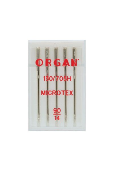ORGAN NEEDLES 5 ace de cusut casnice pentru materiale fine Microtex Organ cu ...