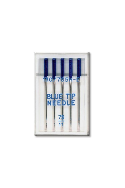 ORGAN NEEDLES Set 5 ace cusut broderie Organ Embroidery Blue Tip, pentru masi...