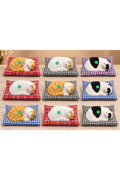 Lovesta Home Cat Sleeping on a Pillow with Sound Alk6206