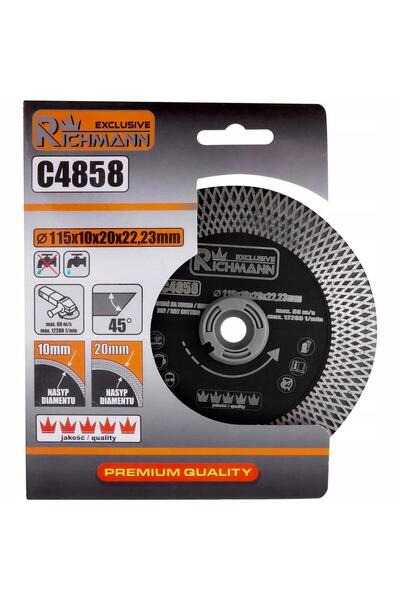WISDOM Disc diamantat turbo dublu segmentat, placi ceramice, tesire 45 grade,...