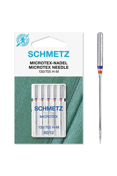SCHMETZ Set 5 ace Microtex Schmetz, finete ac 80, pentru masina de cusut, sis...
