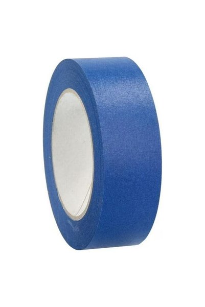 WISDOM Banda de mascare pentru vopsit, albastra, 48 mm x 40 m, rezistenta UV ...