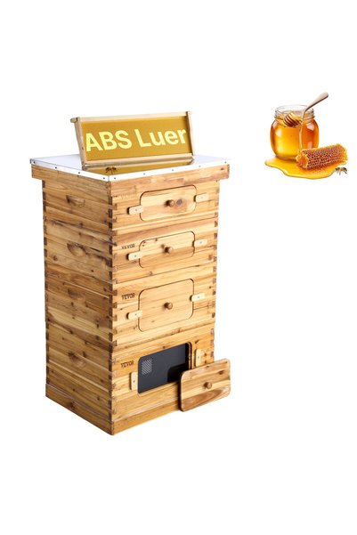 VEVOR Bee hive, Capacity: 40 frames, Product dimensions: 562 x 462 x 930 mm, ...