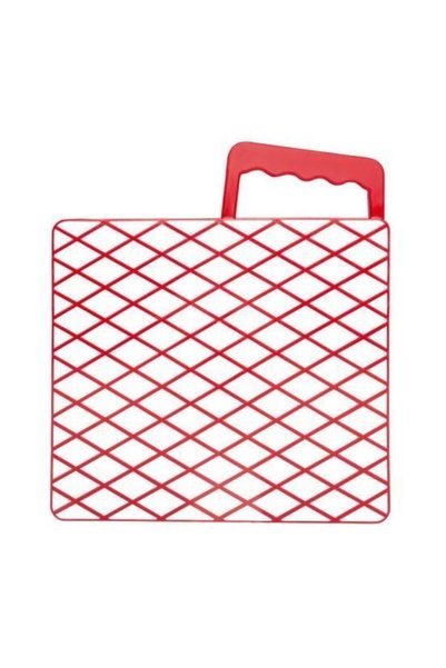 WISDOM Grătar din plastic, Beorol, 25,5 x 31 cm, roșu