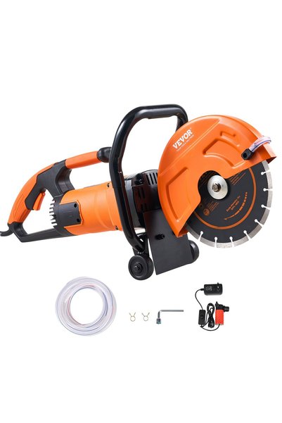 VEVOR Fierăstrău electric pentru beton, Putere: 1800 W, Tensiune nominală: 12...