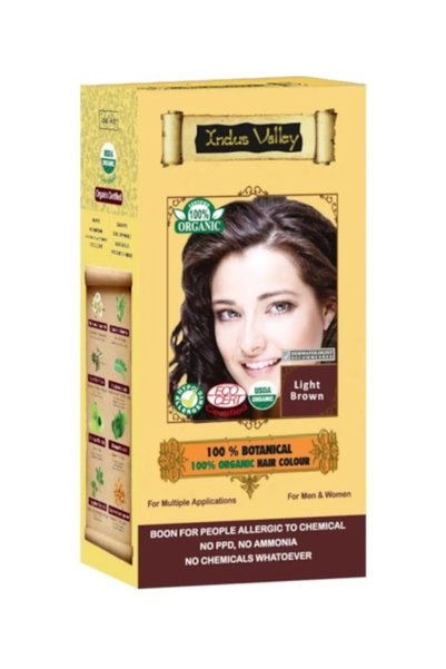 Indus Valley Vopsea Henna Saten Deschis Botanical, 100gr