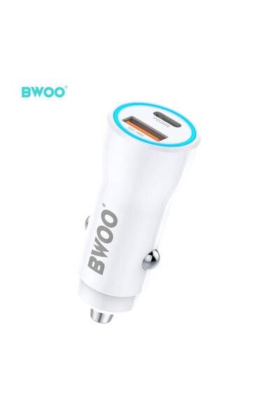 Other Bowo 38w dual port car charger bd white