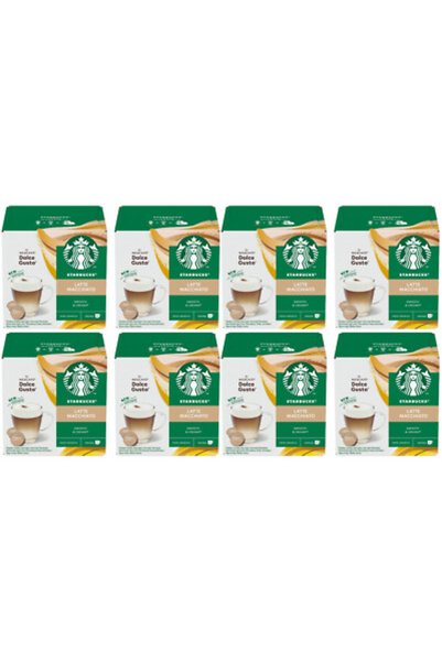 Starbucks 8 LATTE MACCHIATO Nescafe Dolce Gusto Compatible Coffee Capsules Boxes
