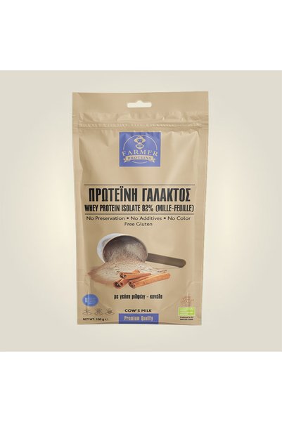 Amhes Pharma FARMER PROTEINS - ΠΡΩΤΕΐΝΗ ΓΑΛΑΚΤΟΣ ΜΕ ΓΕΥΣΗ ΜΙΛΕΦΕΥΛ ΚΑΙ ΚΑΝΕΛΑ