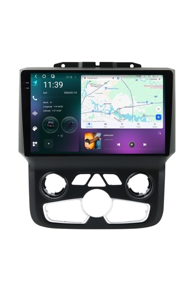 SMARTNAVI Navigatie dedicata Android Dodge RAM 2013-2018 AC automat, 12GB RAM...