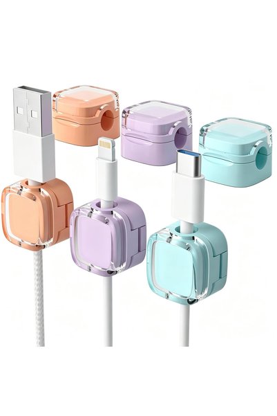 Generic 6 Pack Magnetic Cable Clips, Storage Holder for Phone USB Charging Ca...