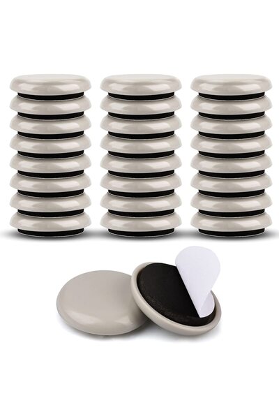 GENERAL Furniture Sliders for Carpet and Wood Floors, 16 Packs of 2" Square S...