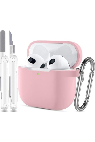 Generic for AirPods 3 Case Soft Silicone -Pink