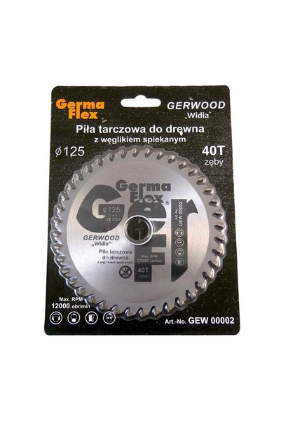 Artool Кръгъл диск Vidia, 40 зъба, 125 мм, Germa Flex