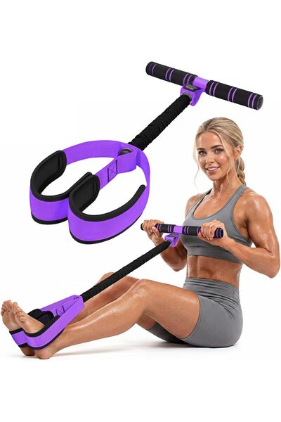 Generic Pedal Resistance Band with Handles, 55 lb Foot Pedal Resistance Band ...