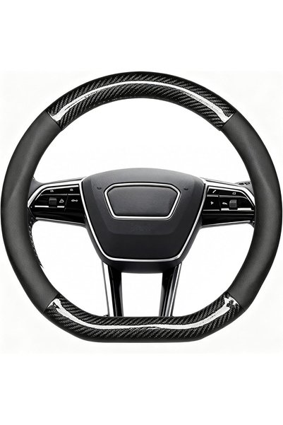 Generic Steering Wheel Cover, Carbon Fiber Leather Car Steering Wheel Cover, ...