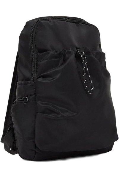 Generic Men Nylon Drawstring Backpack Free Size Black 7022948901