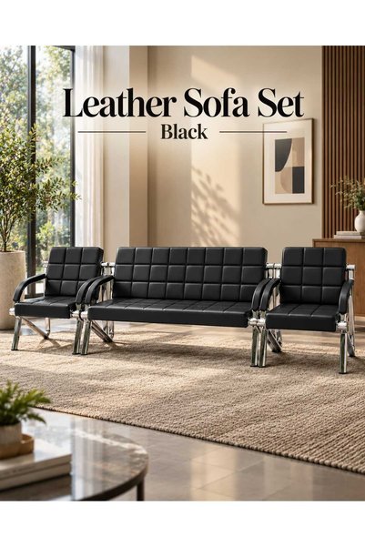 TrentonGCC Leather Sofa Set (3+1+1)
