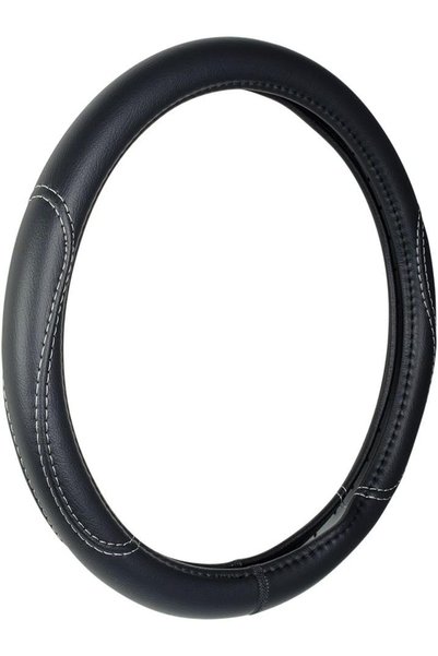 Generic STRETCHABLE STEERING WHEEL COVER - BLACK