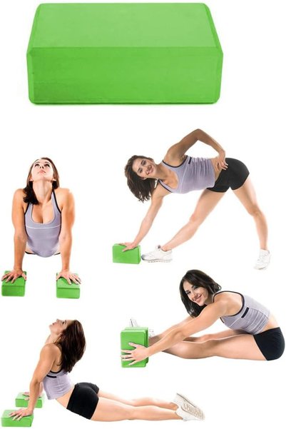 Generic Premium High Density EVA Foam Yoga Block For Yoga, Pilates, Meditatio...