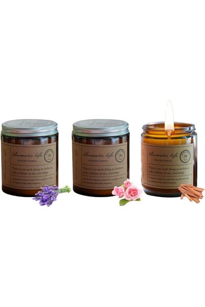 Generic مجموعة من 3 شموع عطرية
