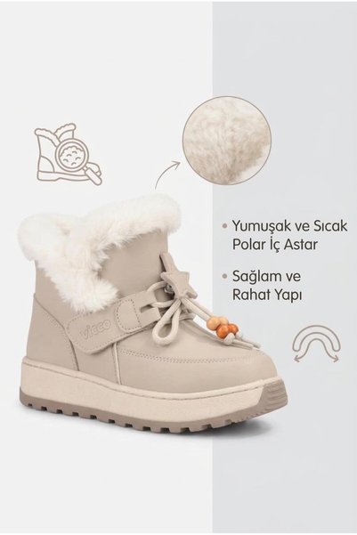 Vicco Bobo Girls' Short Boots with Fleece-Lined Insulation 946.F26K.206