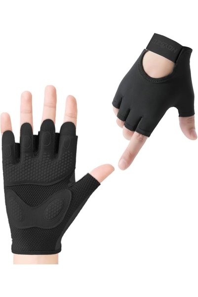 Generic Gym Gloves, Weight Lifting Gloves Exercise Full Palm Protection Breat...