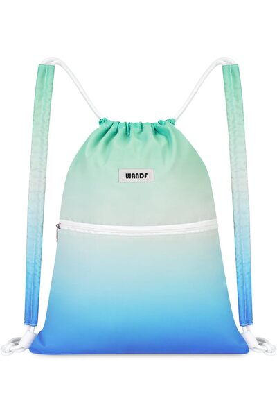 Generic Drawstring Backpack Sports Gym Bag with Shoulder Pads Water Resistant...