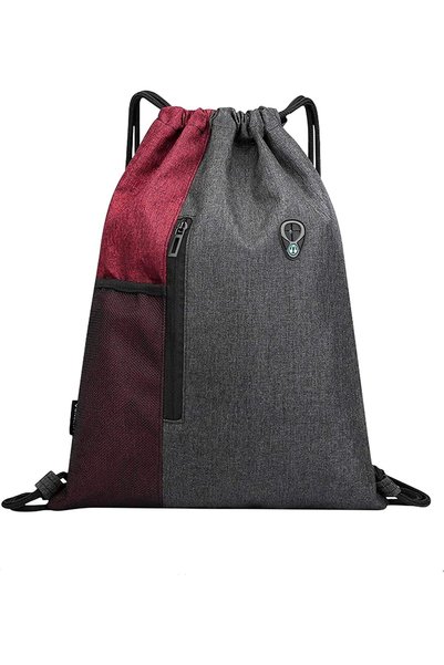 Generic Drawstring Sackpack Bag, Gymsack Bag with Pocket Gym Sports Bag Outdo...