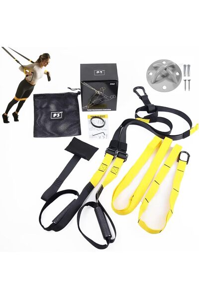 Generic Suspension Trainer Kit, Sling Training with Door Anchor,Adjustable Mu...