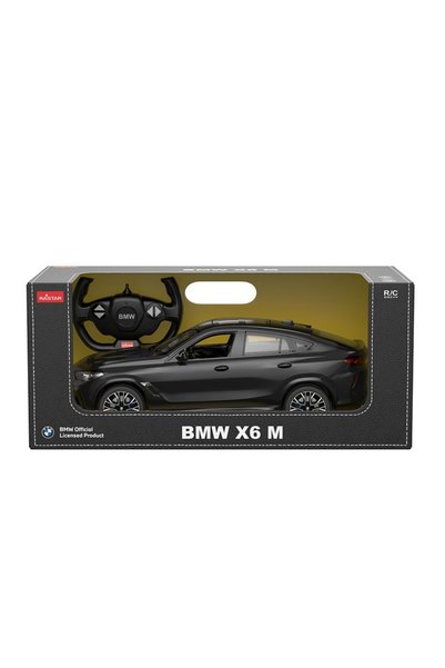 Rastar MASINA CU TELECOMANDA BMW X6 M NEGRU SCARA 1 LA 14