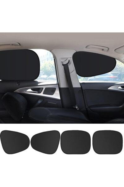 Generic 4-Pack Car Side Window Sun Shades – Static Cling UV Blocker for Cars ...