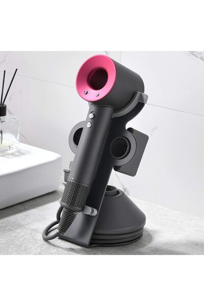 Generic Hair Dryer Holder, Magnetic Stand with Cable Organizer, 3 in 1 Bathro...