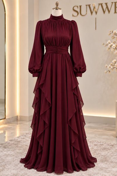 SUWWE Sahra Şifon Abiye