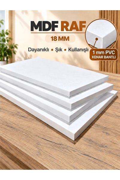 DGM YAPI DOLAP İÇİNE MDFLAM RAF ÖLÇÜYE GÖRE KESİM YAPILIR