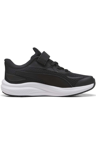 Puma Skyrocket 2 AC+ PS 312414 Ortopedik Çocuk Spor Ayakkabı SİYAH-BEYAZ