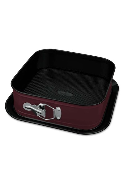 Berlinger Haus Formă de copt pătrată - Leonardo Collection, 28 cm, burgundy