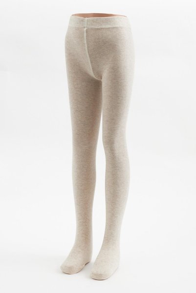Katia&Bony Children's Cotton Pantyhose, Heather Brown