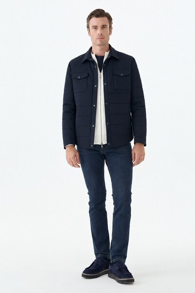 Jakamen Navy Blue Comfort Fit Jeans