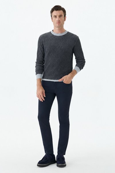 Jakamen Navy Blue Comfort Fit Sports Pants