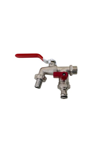 Z-Tools Robinet dublu, cromat 1/2" / ZTS 8391
