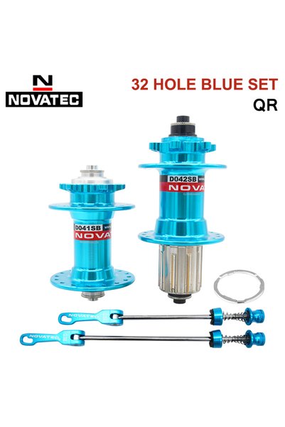 Choice Blue 32H a set Novatec Mountain Bike Hub D041SB D042SB 28/32/36 Holes ...