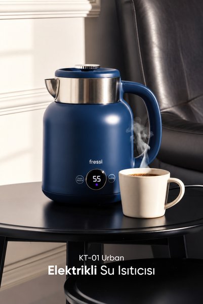 Fressi Elektrikli Su Isıtıcı Kettle 1.5 L Çelik Hazne KT-01 Urban