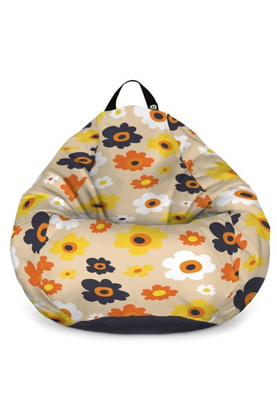 Updeco Fotoliu Puf Bean Bag tip XL, impermeabil, pentru interior/exterior, cu...