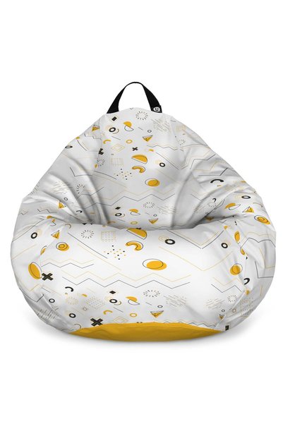 Updeco Fotoliu Puf Bean Bag tip Para L, impermeabil, indoor/outdoor, sac inte...