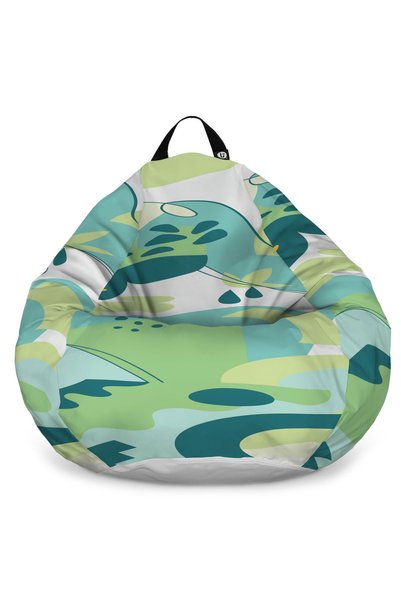 Updeco Fotoliu Puf Bean Bag tip XL, impermeabil, pentru interior/exterior, sa...