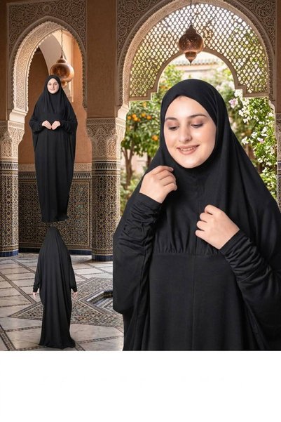 ALDAIYR PAMUKLU NAMAZ ELBİSE TEK PARÇA