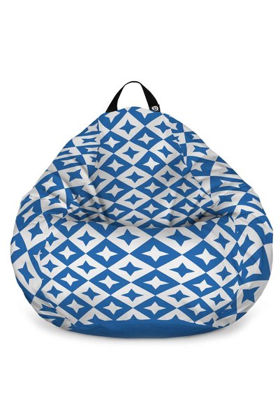 Updeco Fotoliu Puf Bean Bag tip Para L, impermeabil, de interior/exterior, sa...