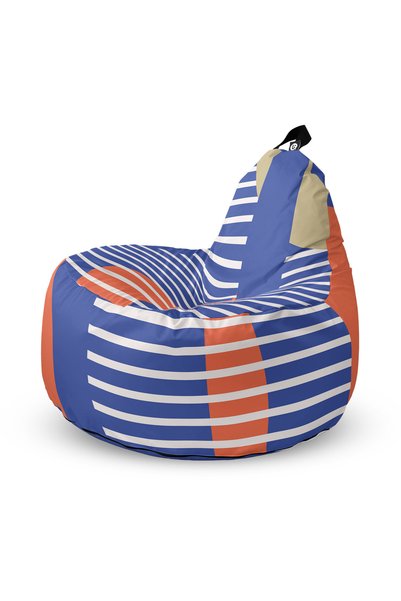 Updeco Fotoliu Puf Bean Bag tip Big Chill, impermeabil, de interior/exterior,...