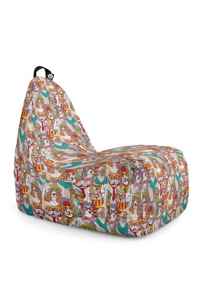 Updeco Fotoliu Puf Bean Bag tip Chill, sac interior, impermeabil, de interior...
